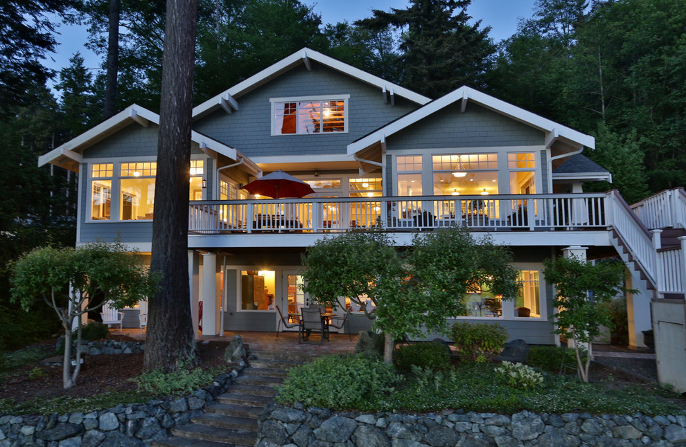Cannon Residence Craftsman Exterior Seattle by Boren