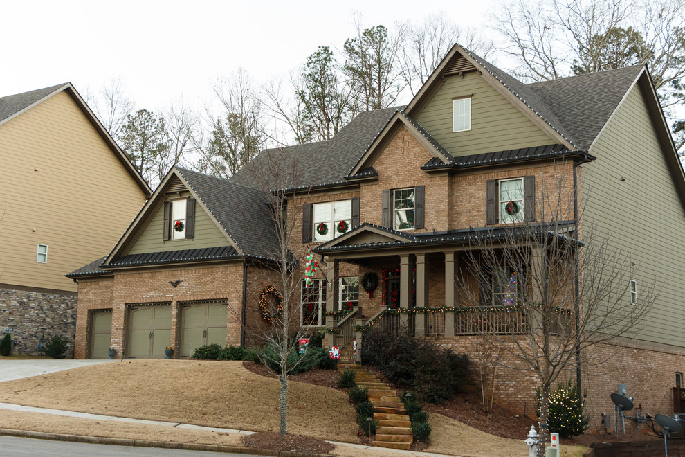 Canton, GA Christmas Lighting Project 2 Traditional Exterior