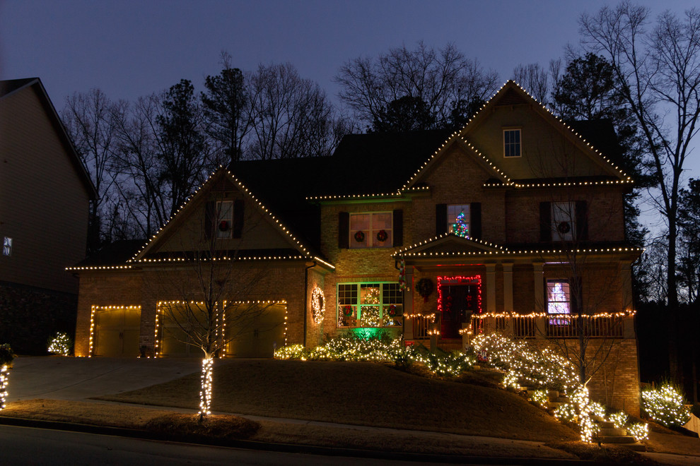 Canton, GA Christmas Lighting Project 2 Traditional Exterior