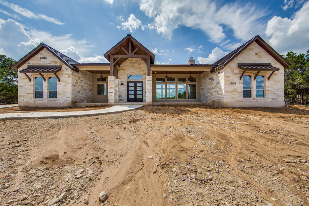Canyon Lake Oasis (Landry) Farmhouse Exterior Austin by Genuine Custom Homes Houzz