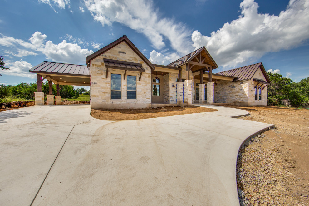 Canyon Lake Oasis (Landry) Farmhouse Exterior Austin by Genuine Custom Homes Houzz