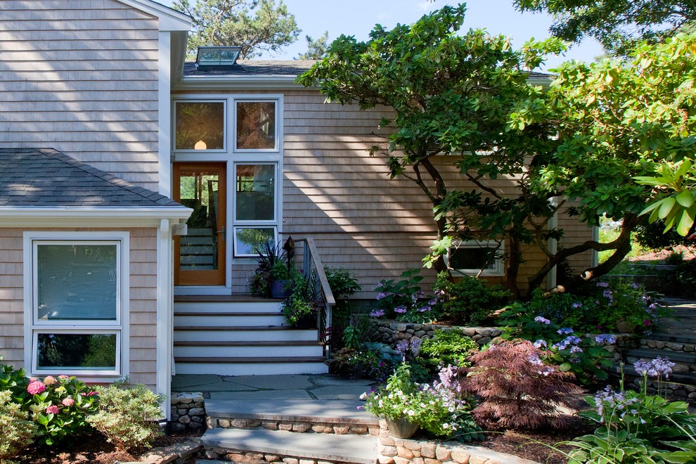 Cape Cod Lakefront Renovation, Brewster, MA Contemporary Exterior