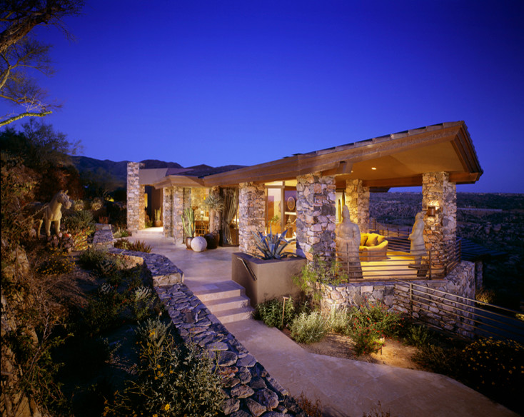 Carefree Ranch 13A Contemporary Exterior Phoenix by Beringer