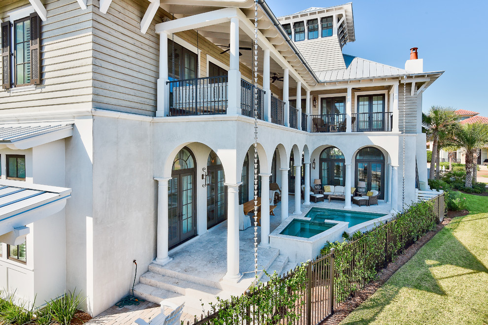 Beach style exterior home photo in Jacksonville