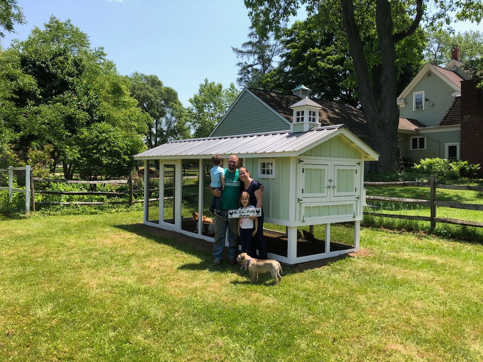 Carolina Coop Chicken Coop Farmhouse Exterior New York by