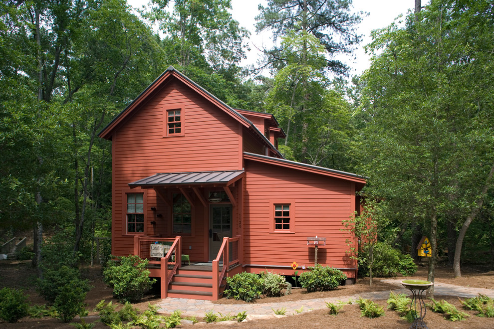 Carolina Jessamine Cabin Pine Mountain, Rustic Exterior