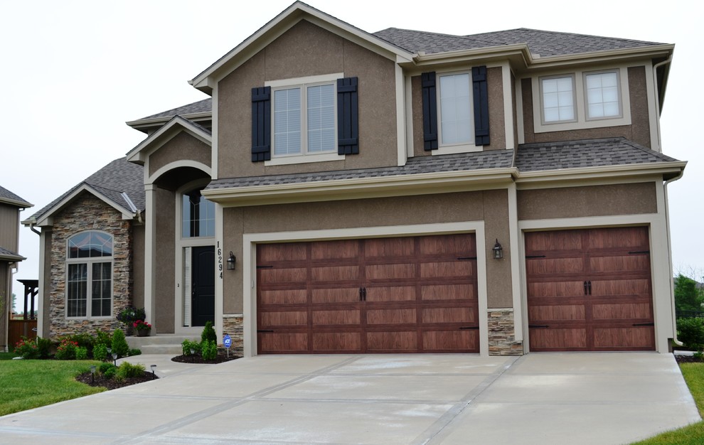 Carriage Garage Doors Modern Exterior Kansas City by Johnson