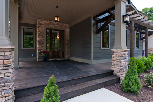 Example of a trendy exterior home design in Nashville