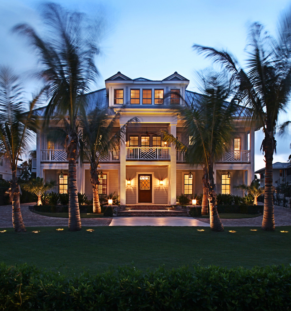Пример оригинального дизайна: дом в морском стиле