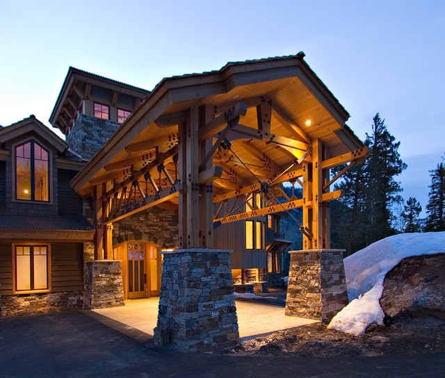 Castle Rock House Craftsman Exterior Albuquerque by Durango