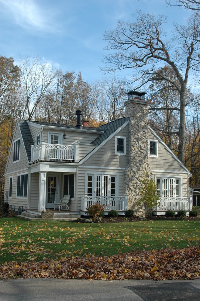 Catawba Cliffs Remodel Beach Style Exterior Cleveland by Mark Reinhold, Architect Houzz