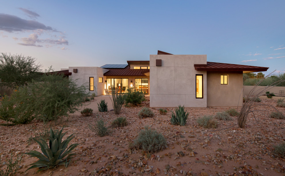 Modernes Haus mit Betonfassade in Phoenix