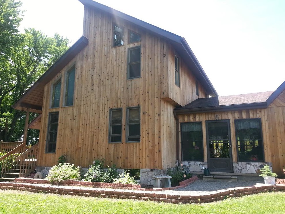 Cedar Plank Home Danville Rustic Exterior Other by 360 Painting