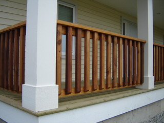 Cedar Railing - Farmhouse - Exterior - Vancouver - by Alair Homes ...