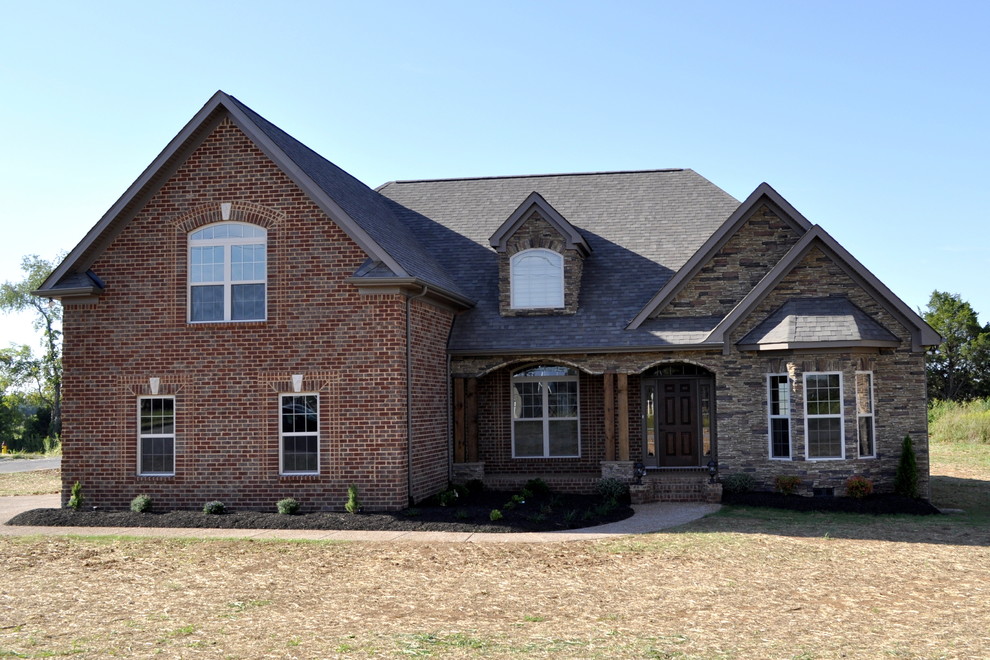 Cedar, Stone, and Brick Exterior Contemporary Exterior Cedar, Stone, and Brick Exterior Contemporary Exterior