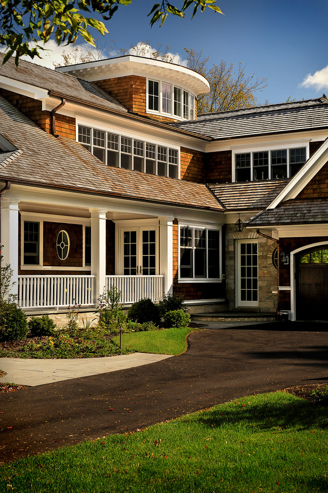 Central Ave Wilmette Beach Style Exterior Chicago by