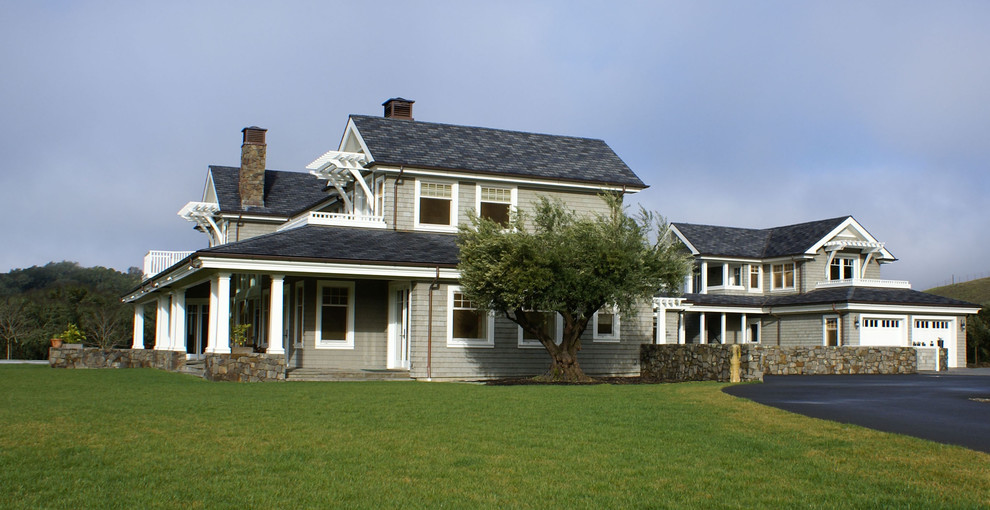 Chalk Hill Residence Traditional Exterior San Francisco by