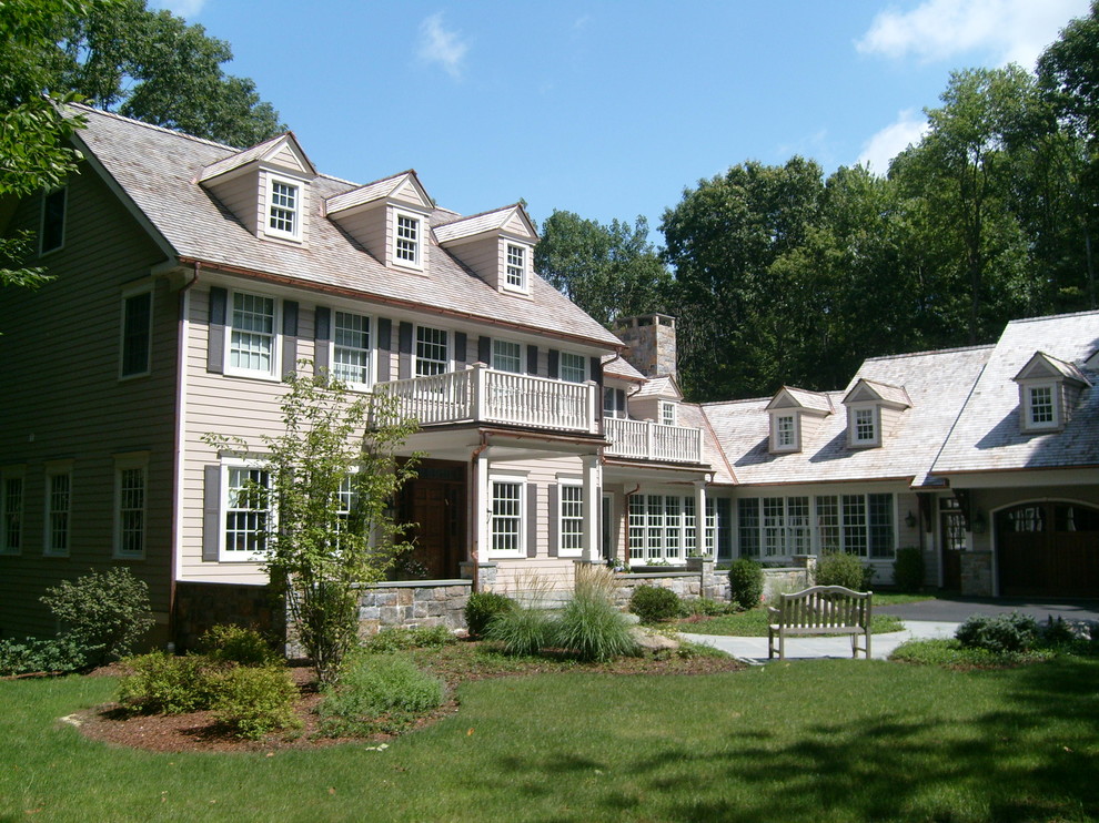 Chappaqua Colonial Traditional Exterior New York by Daniel