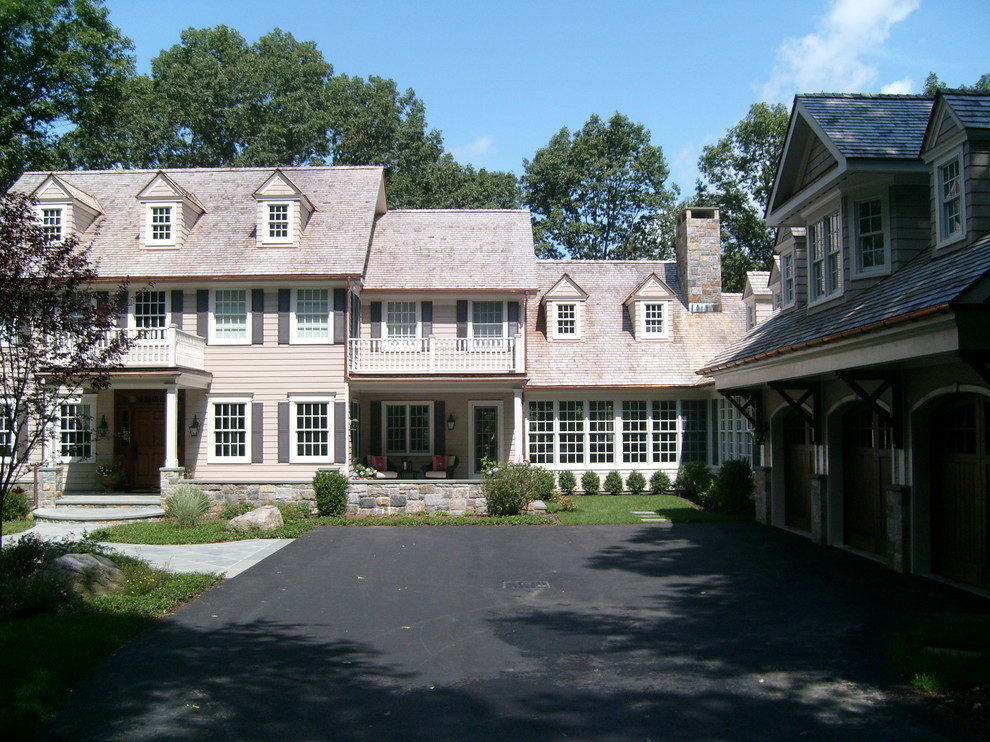 Chappaqua Colonial Traditional Exterior New York by Daniel