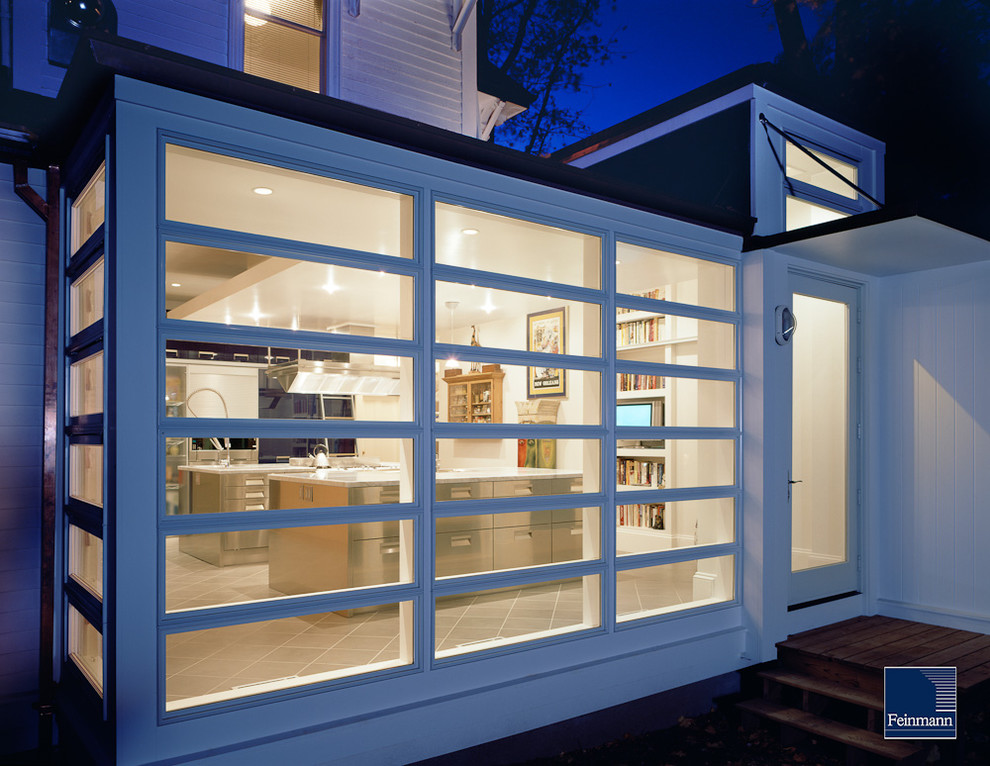 Contemporary exterior home idea in Boston