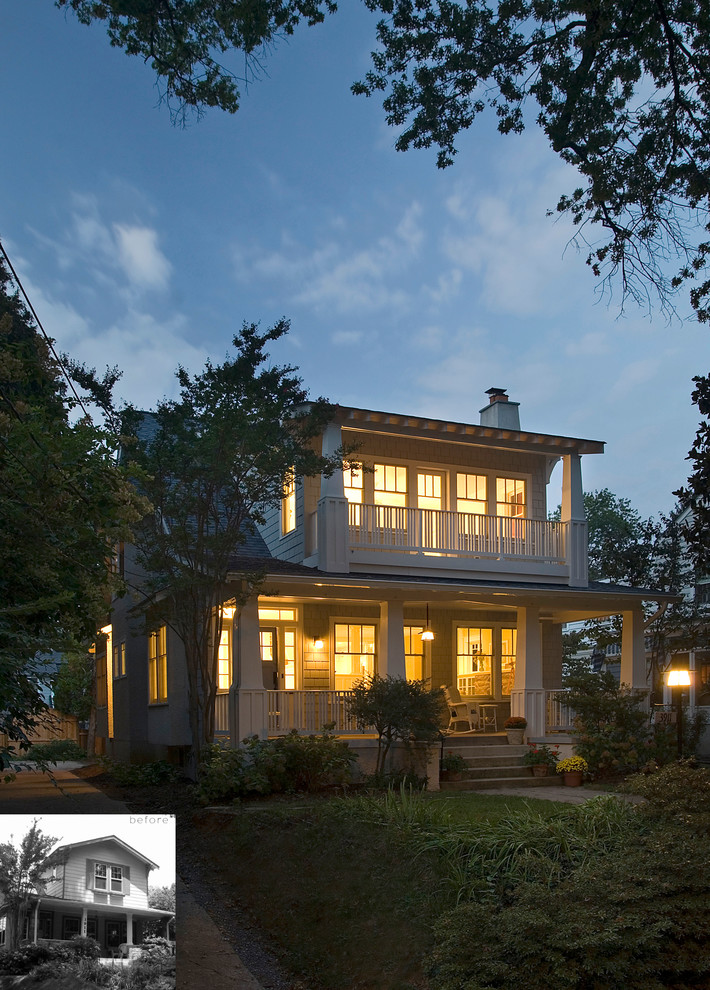 Chevy Chase Bungalow Traditional Exterior DC Metro by Anthony