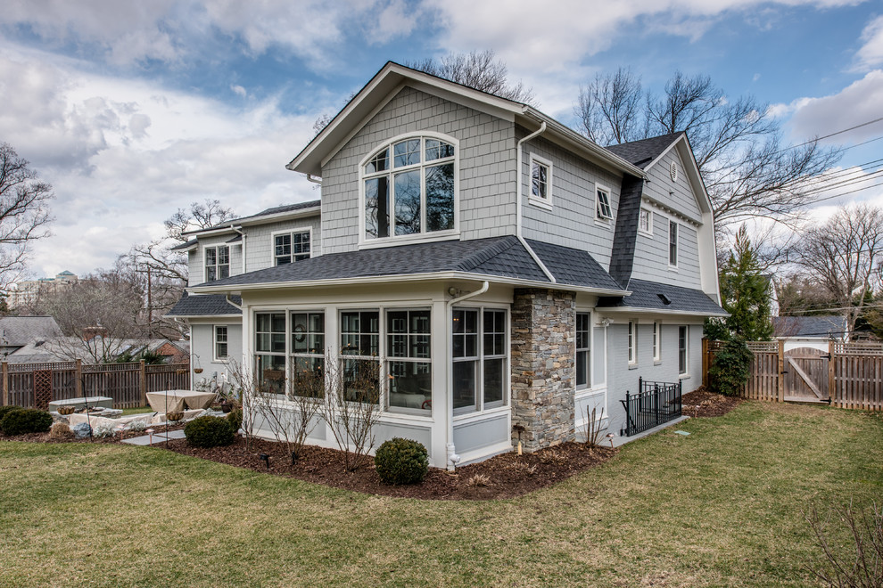 Chevy Chase, MD BarnStyle Custom Home Beach Style Exterior DC