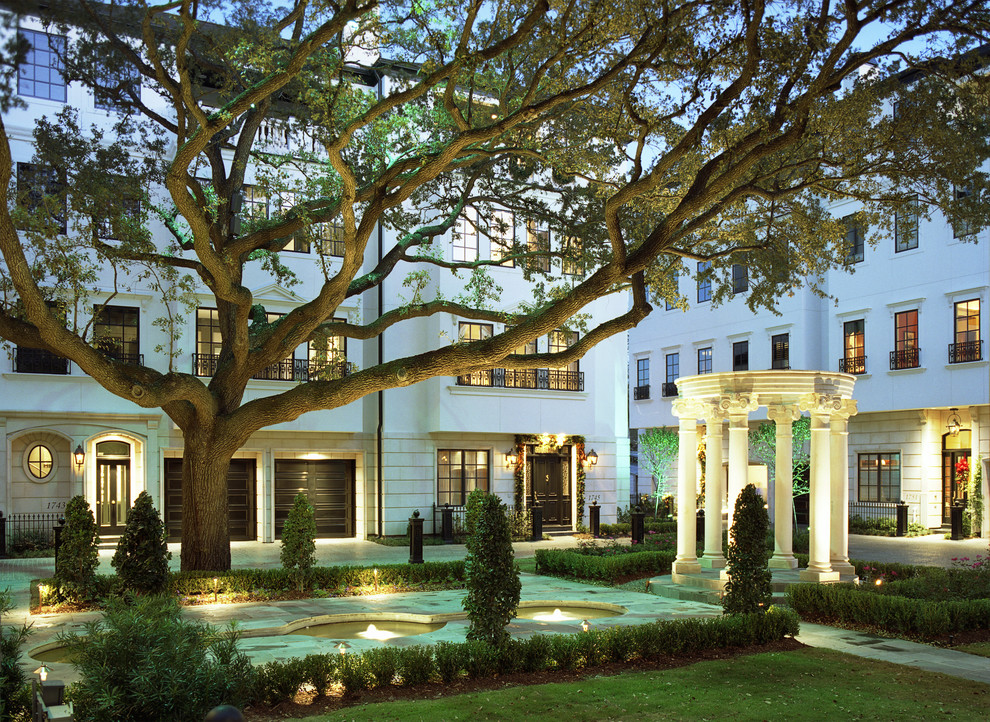 Cheyne Walk Transitional Exterior Houston by Acreage Houzz