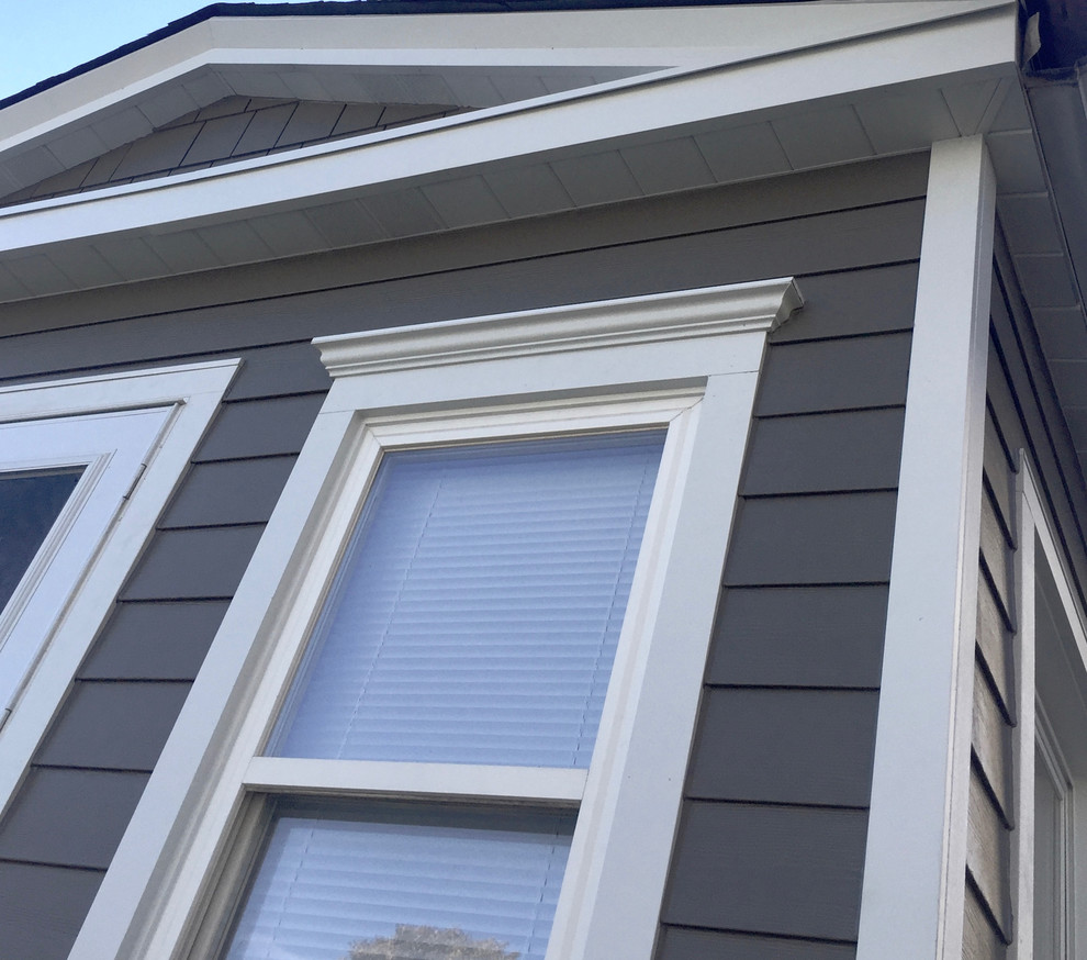 Chicago, IL Bungalow Siding Replacement with Dark Brown