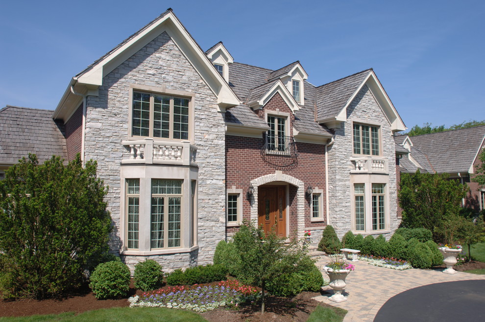 Stone exterior home photo in Chicago