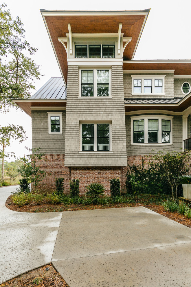 Chinaberry Custom Home Exterior Charleston by Buffington Homes