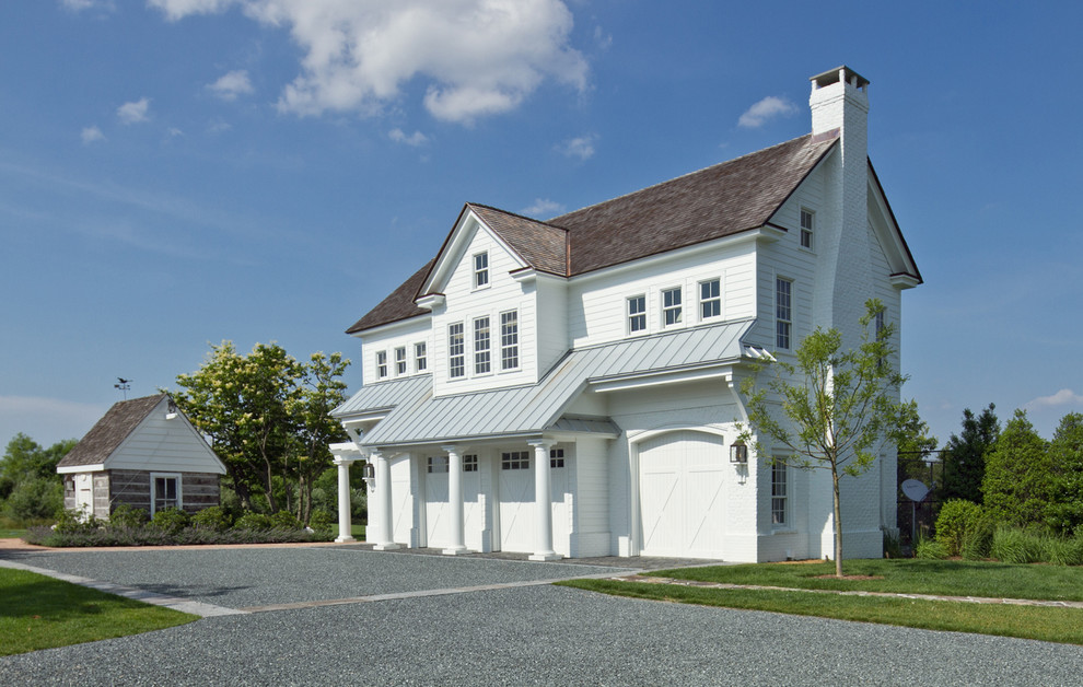 Choptank River Estate Farmhouse Exterior Baltimore by Becker Group, Inc. Houzz