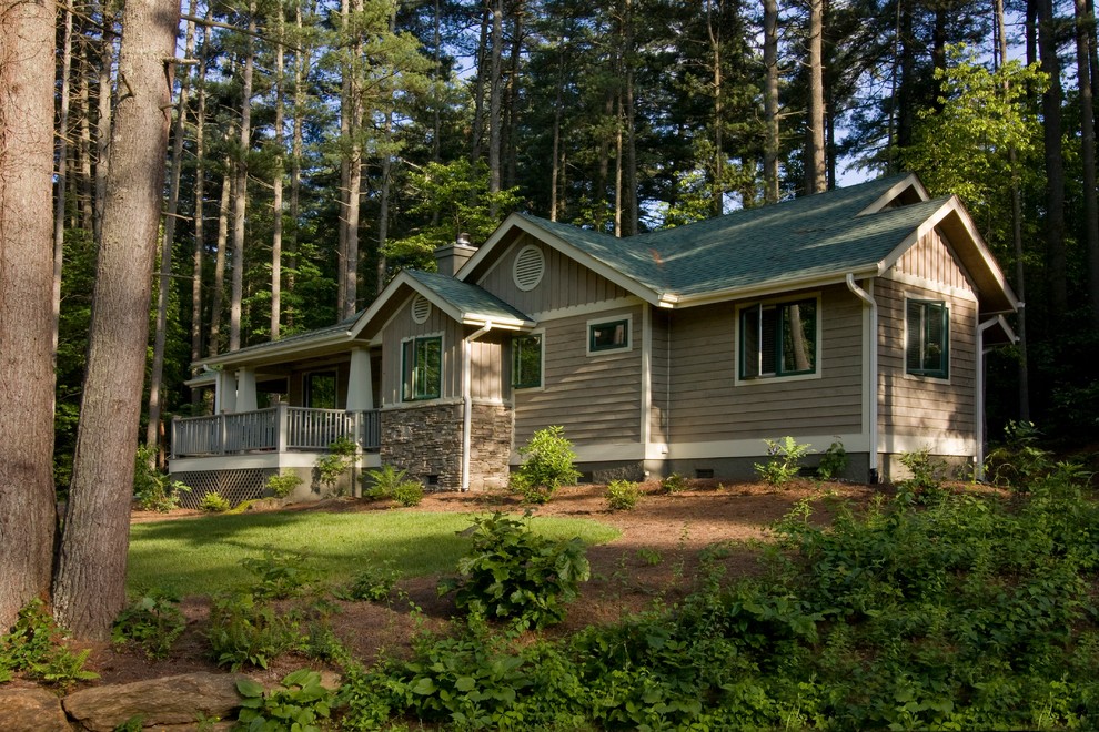 Small craftsman exterior home idea in Other