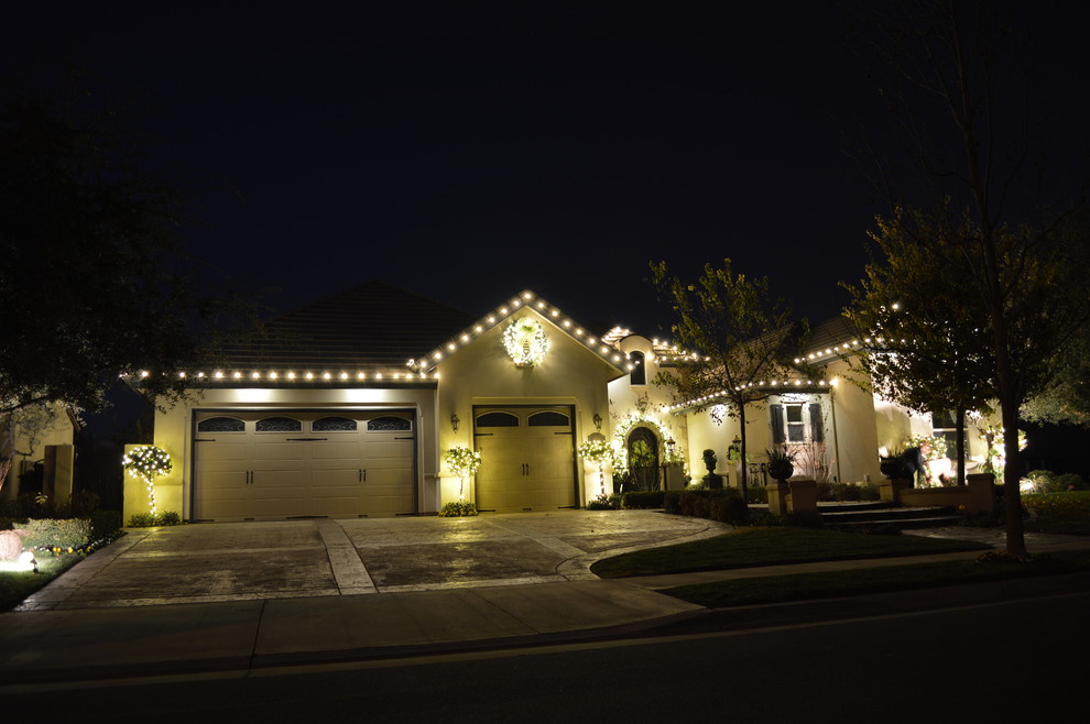 Christmas Lighting Bakersfield, Ca Traditional Exterior Other