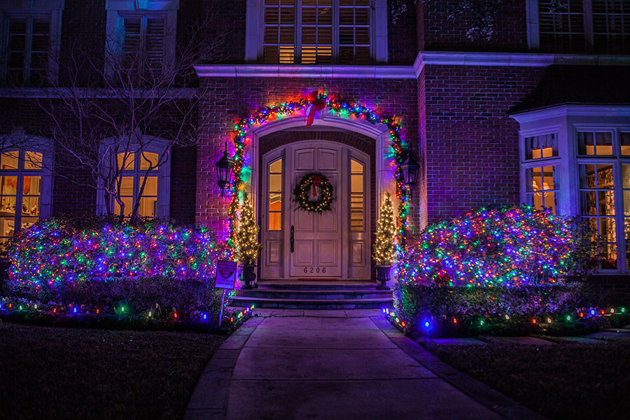 Christmas Lighting Design and Installation Traditional Exterior
