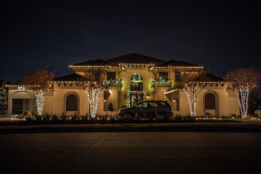 Christmas Lighting Design and Installation Traditional Exterior