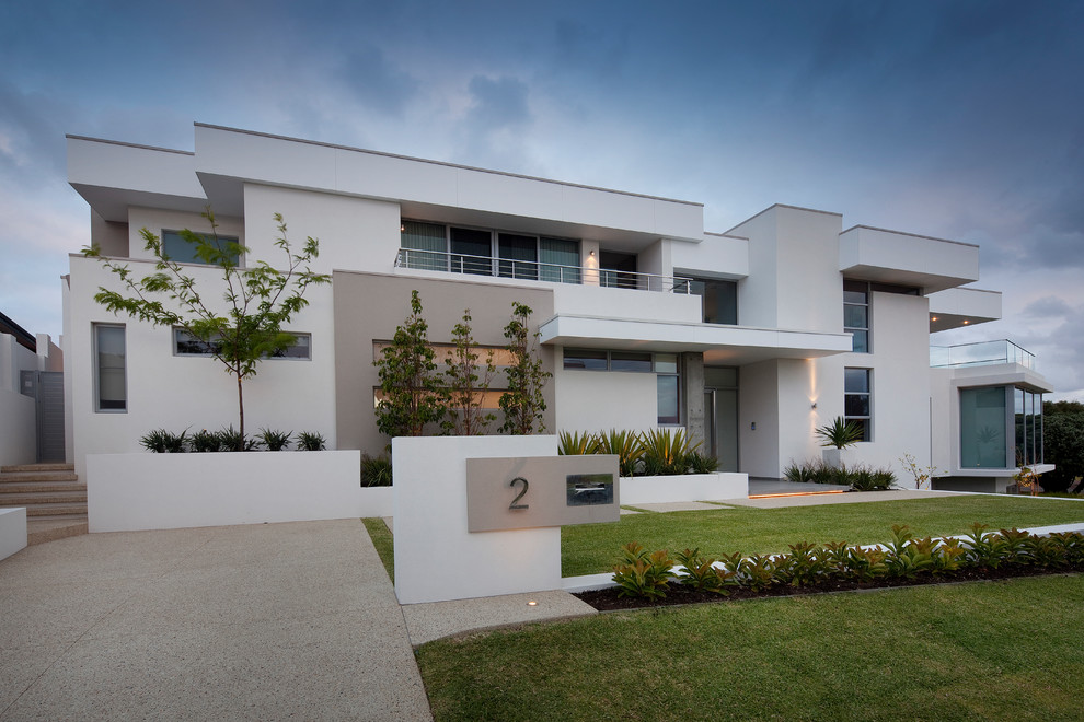 City Beach Residence 2 Contemporary Exterior Perth by Final Design Landscapes Houzz