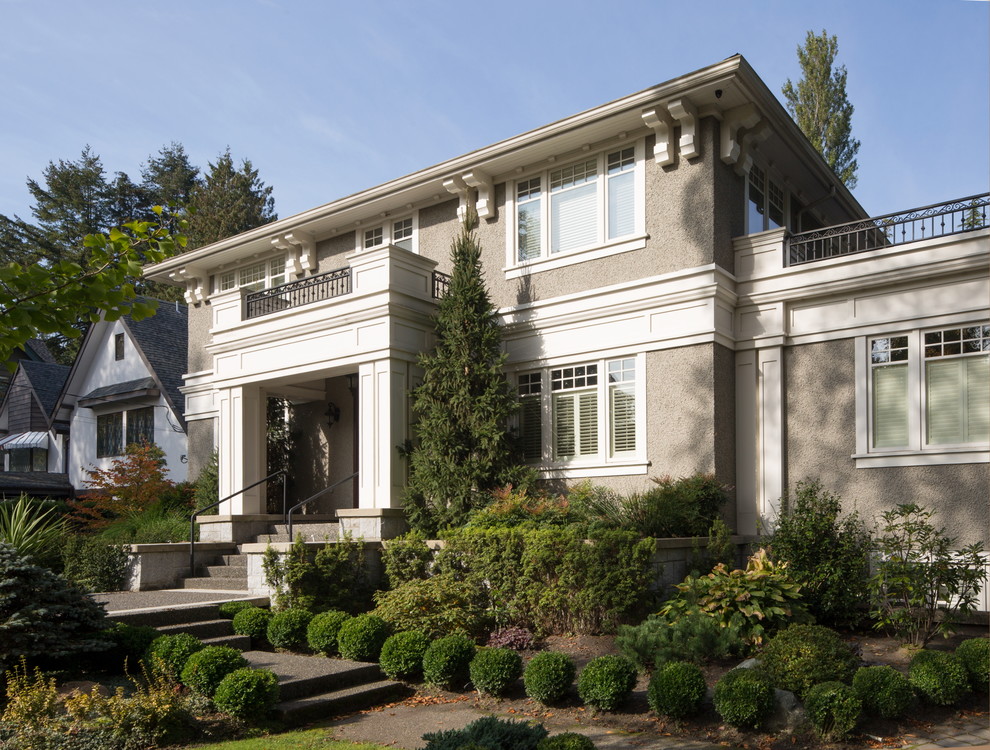 Traditional house exterior in Vancouver.