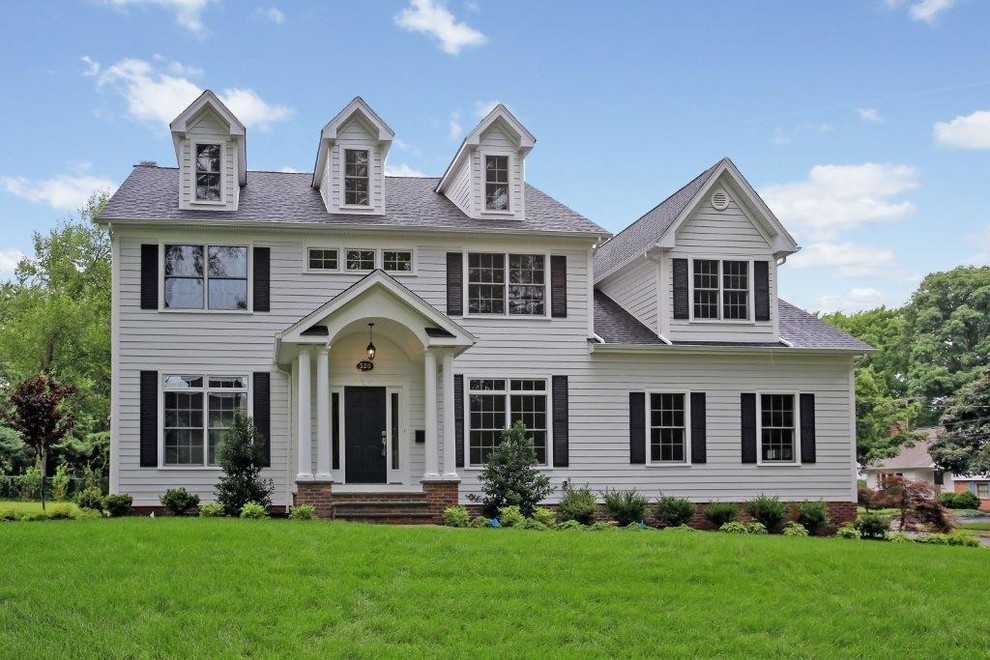 Classic New Colonial Traditional Exterior New York by Heritage