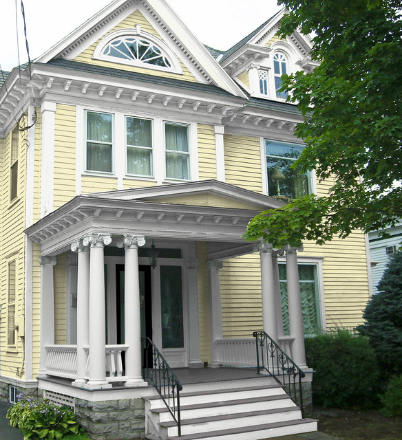 Classic Revival Exterior Paint Colors Traditional By Old House Guy Llc Houzz - Old House Guy Exterior Paint Colors
