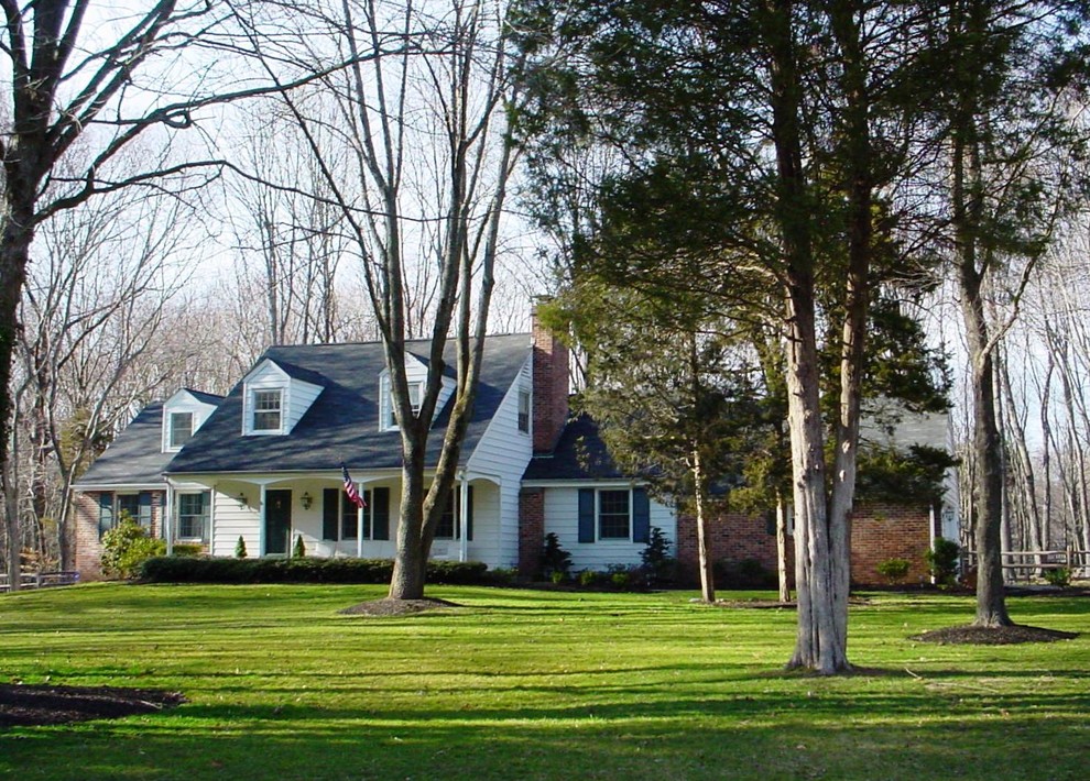 Classic Side Hall Colonial Lines Traditional House Exterior Other