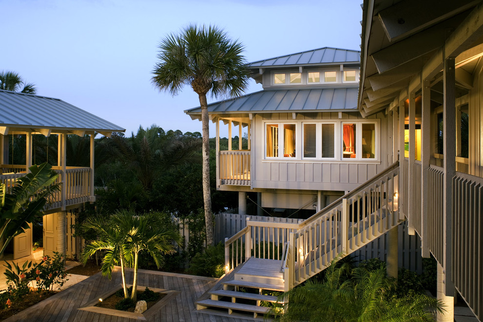 Immagine della facciata di una casa tropicale