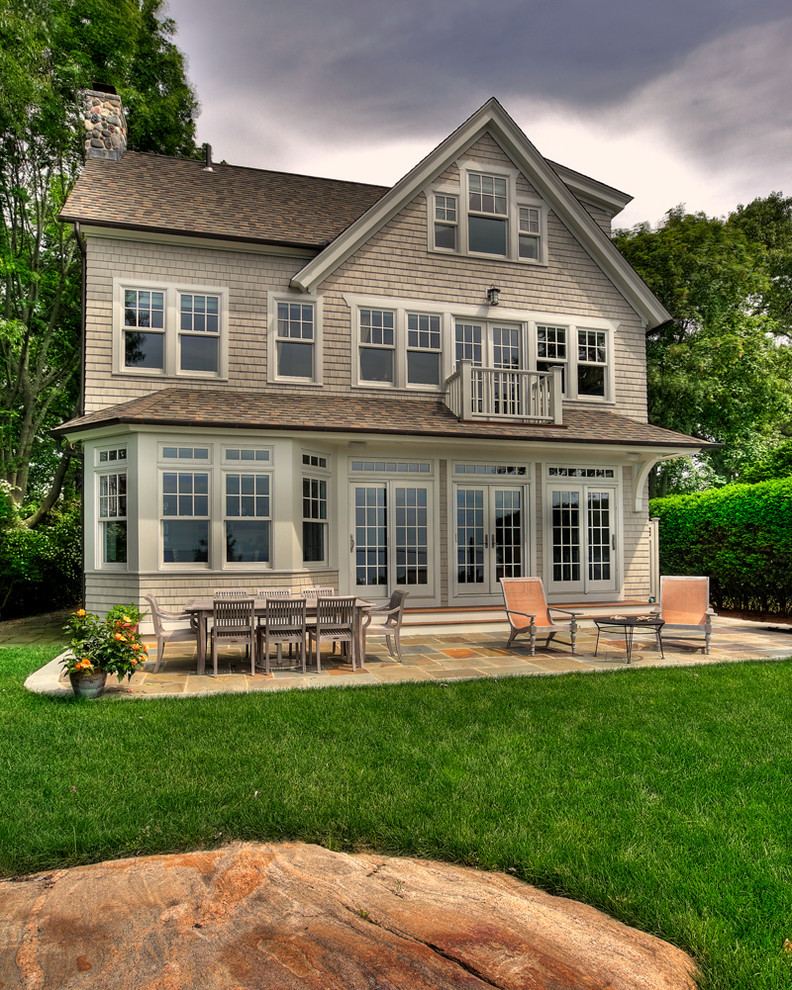 Clinton Beach House Beach Style Exterior Bridgeport by