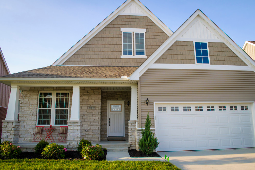 Clyde Smith Farms Craftsman Style Homes Livonia Schools Traditional