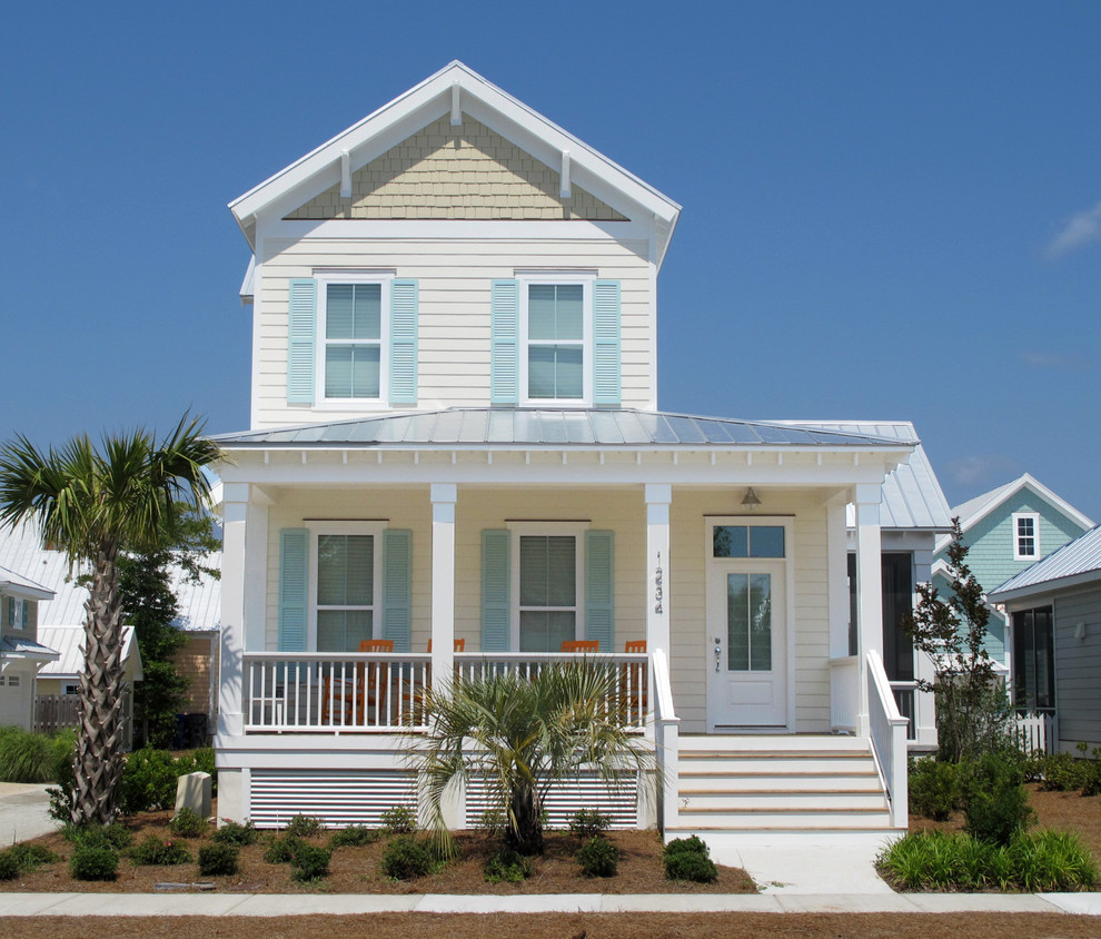 Coastal Cottage Exteriors Beach Style Exterior