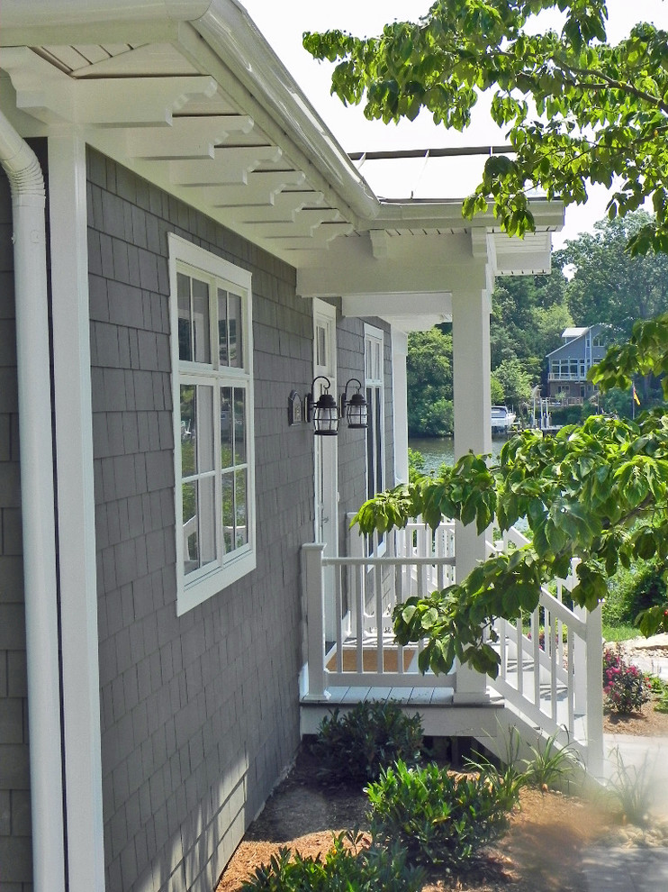 Coastal Cottage Beach Style Exterior Baltimore by Tina