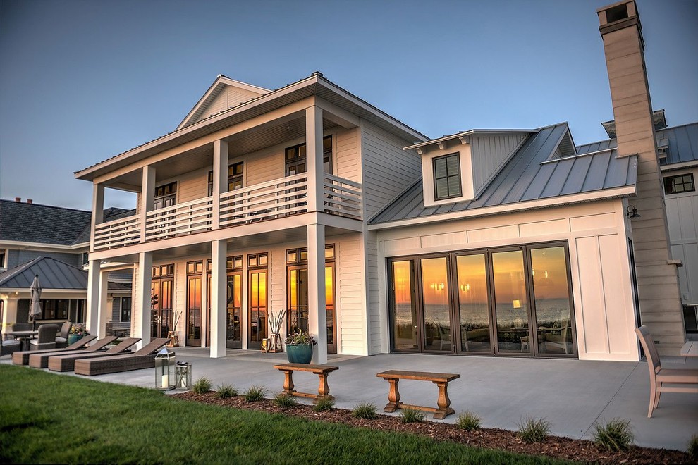 Coastal Plantation Beach Style Exterior Grand Rapids by DeHaan