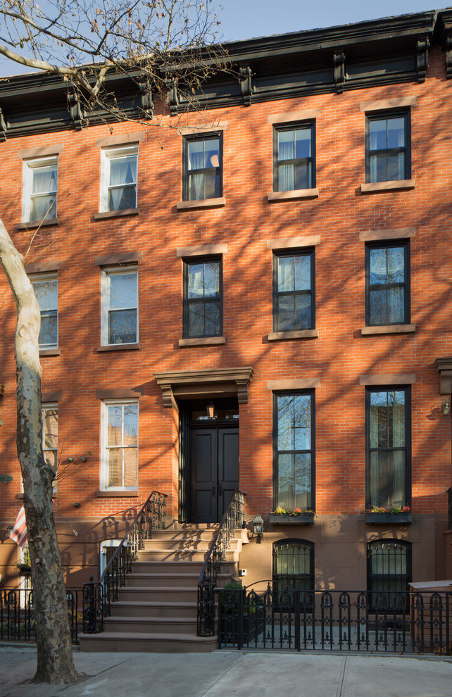 Cobble Hill Townhouse Transitional Exterior New York by Amanda