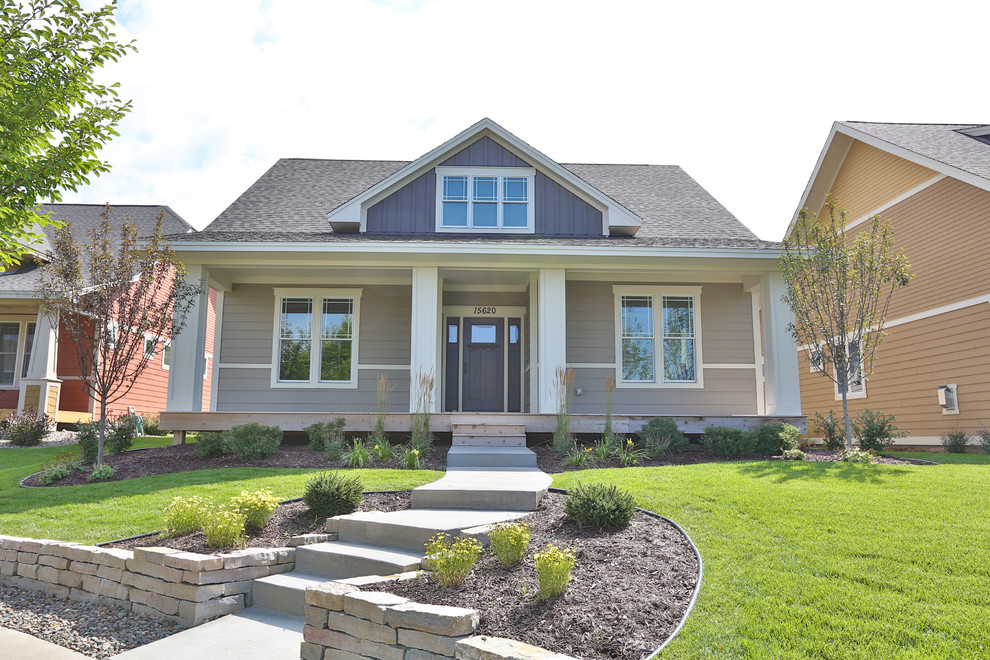 Cobblestone Lake House Exterior Minneapolis by Creative Homes