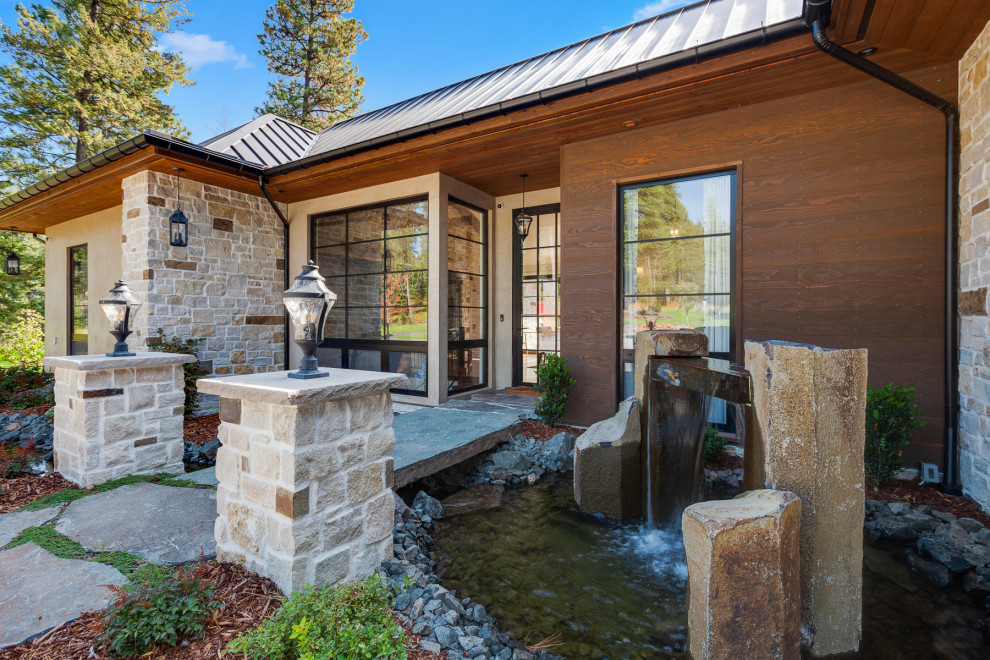 Coeur D'Alene Lake Home Rustic Exterior Other by Glo European