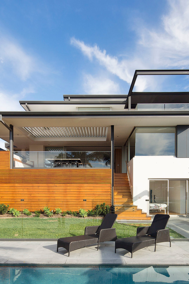 Стильный дизайн: частный загородный дом в стиле модернизм - последний тренд